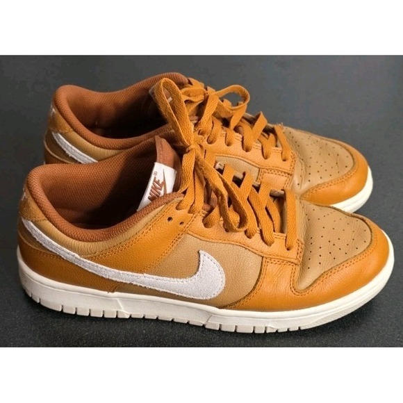 Nike Other - NIKE Dunk Low Retro SE Monarch Light Orewood Brown Orange HJ9121 815 Men 9.5 EUC